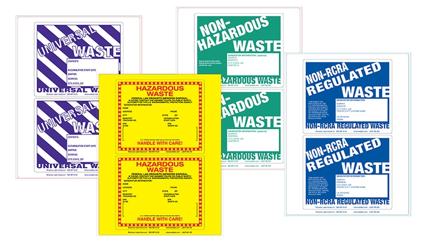 Reliance Laser Waste Labels Launch | Armis Labels